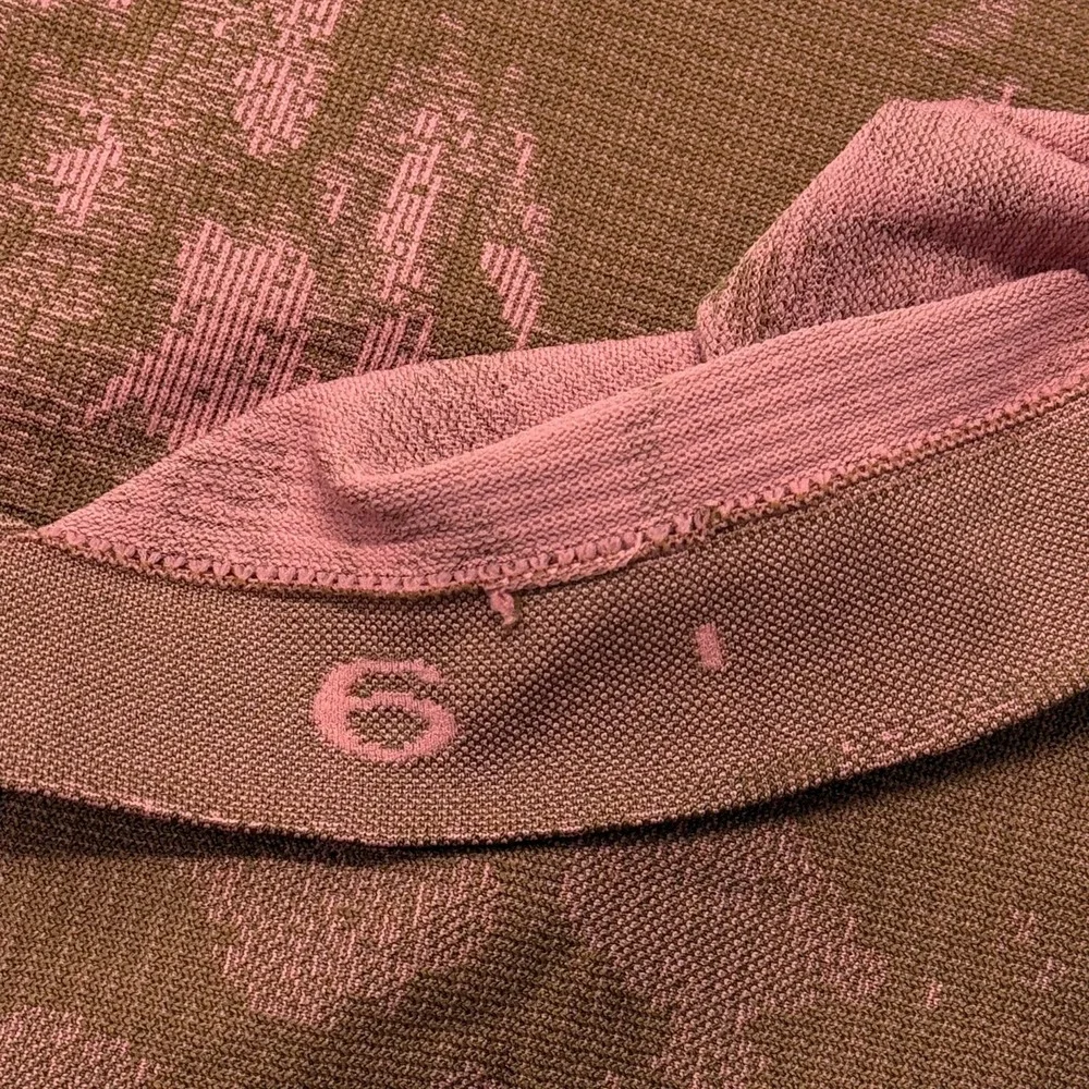 Lululemon Swiftly Tech Short Sleeve 2.0 T-Shirt Brown Pink Brier Rose 6 Floral - Picture 5 of 6